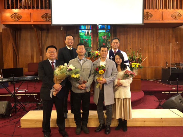 로드아일랜드 중앙한인교회 2019 감사절 세례/입교자